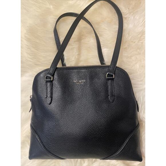 kate spade Handbags - Kate Spade‎ New York Carolyn Black Pebble Leather Shoulder Bag / Purse